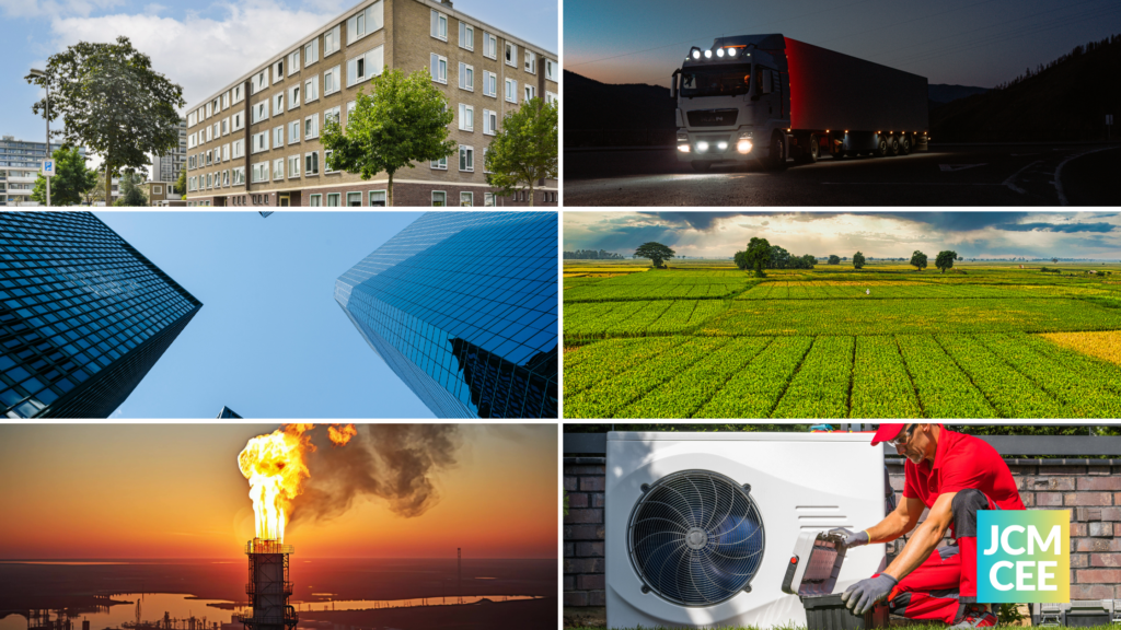 les 6 grands secteurs du dispositif CEE